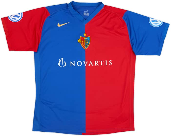 2006-08 FC Basel Home Shirt - 6/10 - (XL)