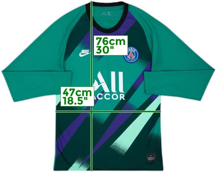 2019-20 Paris Saint-Germain GK Shirt - 9/10 - (S)
