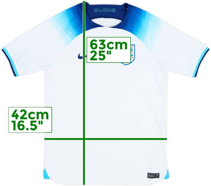 2022-23 England Home Shirt - 8/10 - (L.Boys)