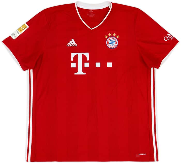 2020-21 Bayern Munich Home Shirt Lewandowski #9 - 6/10 - (XXL)