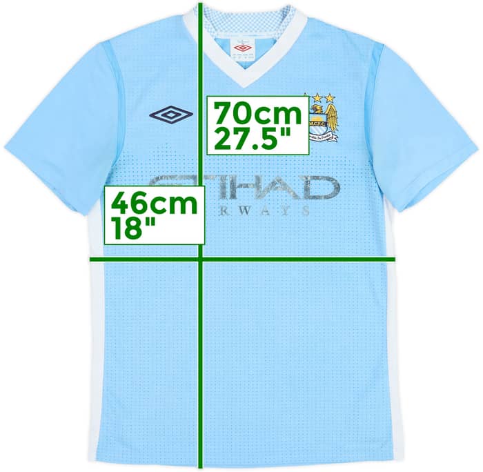 2011-12 Manchester City Home Shirt - 4/10 - (S)