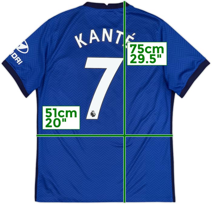 2020-21 Chelsea Home Shirt Kante #7 - 8/10 - (L)