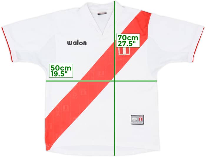 Camiseta de local de Peru 2004-06 #8 - 8/10 - (S)