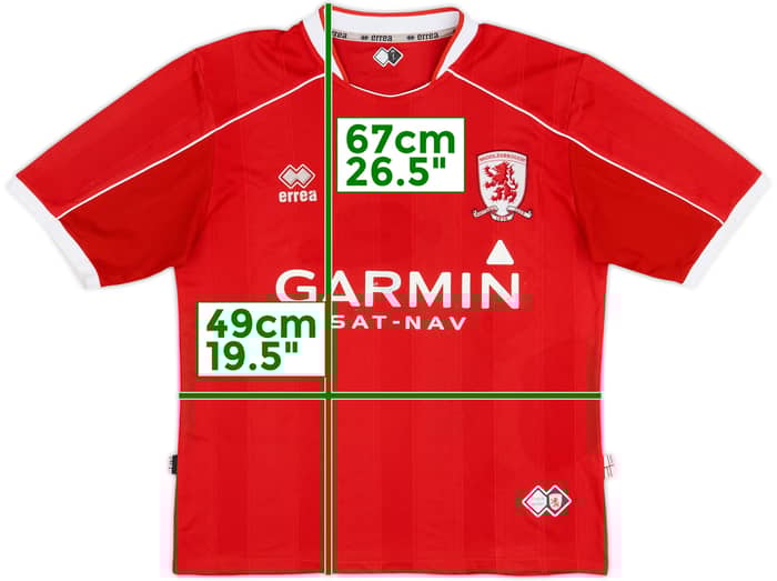 2007-08 Middlesbrough Home Shirt - 5/10 - (S)