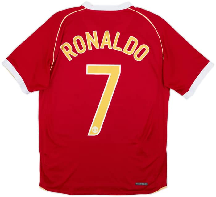 2006-07 Manchester United Home Shirt Ronaldo #7 - 6/10 - (S)