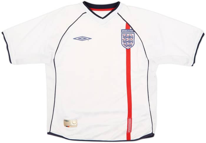 2001-03 England Home Shirt - 4/10 - (XS)
