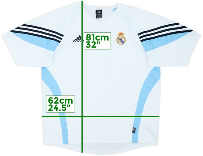 2003-04 Real Madrid adidas Training Shirt - 9/10 - (XXL)
