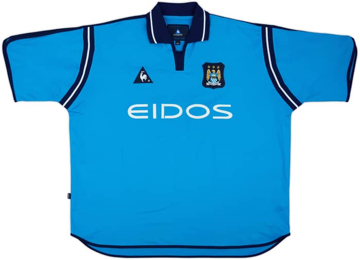 2001-02 Manchester City Home Shirt - 9/10 - (XXL)