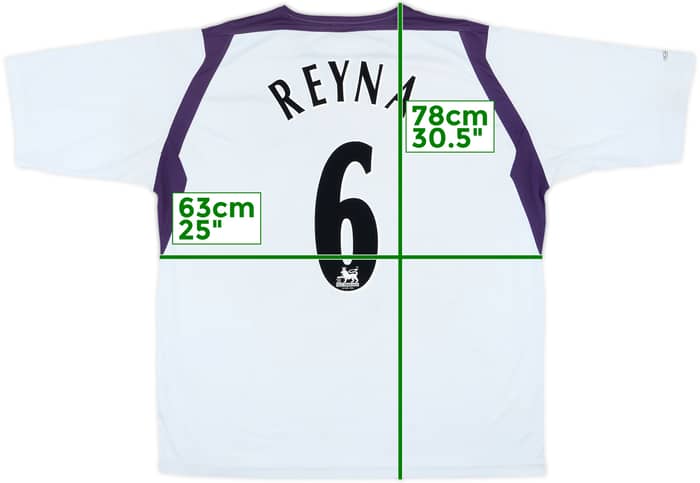 2004-05 Manchester City Away Shirt Reyna #6 - 6/10 - (XXL)