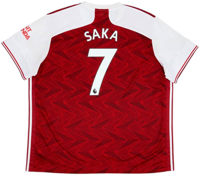 2020-21 Arsenal Home Shirt Saka #7 - 5/10 - (3XL)