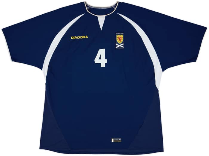 2003-05 Scotland Match Issue Home Shirt #4