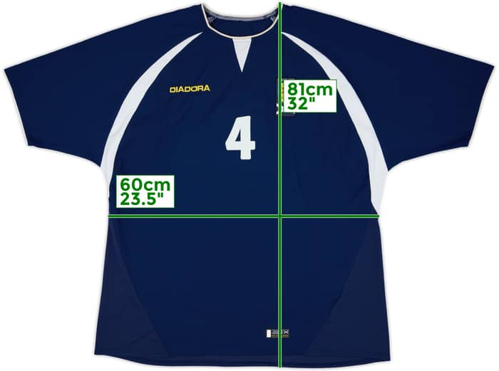 2003-05 Scotland Match Issue Home Shirt #4