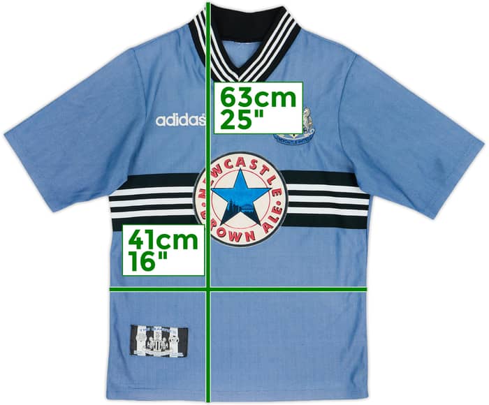 1996-97 Newcastle Away Shirt - 6/10 - (L.Boys)