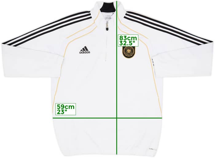 2010-11 Germany adidas 1/4 Zip Drill Top - 8/10 - (XL)