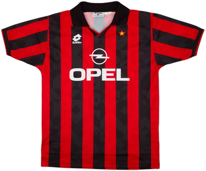 1994-95 AC Milan Home Shirt - 8/10 - (L)