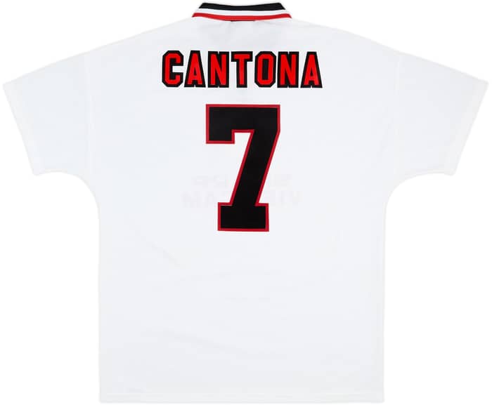1996-97 Manchester United Away Shirt Cantona #7 - 8/10 - (XL)