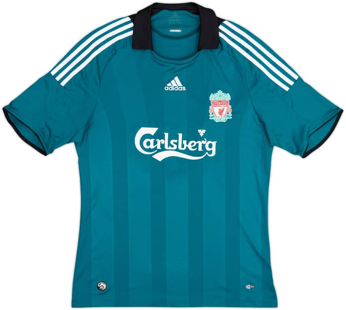 2008-09 Liverpool Third Shirt Gerrard #8 - 8/10 - (L)