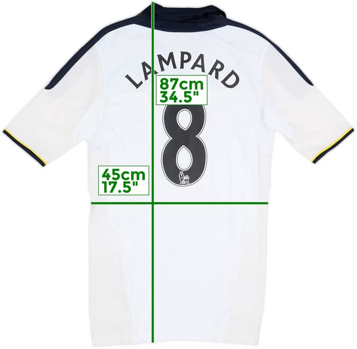Camiseta de la tercera equipación versión jugador TechFit del Chelsea 2011-12 Lampard #8 - 6/10 - (XL)