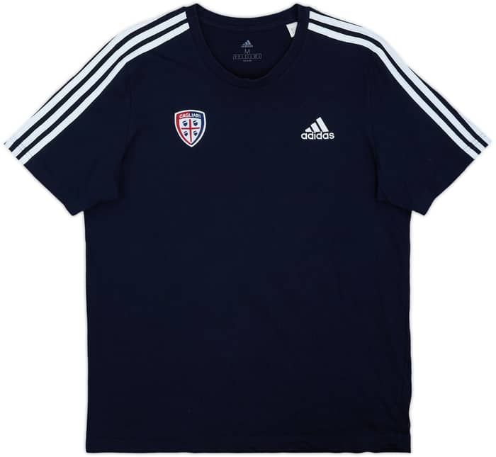 2020-21 Cagliari adidas Cotton Tee - 9/10 - (M)