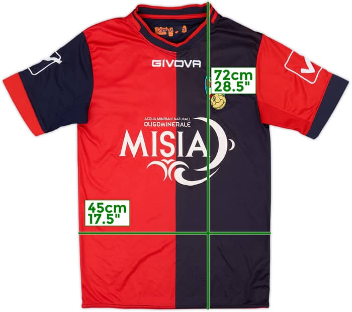 2014-15 Gubbio Youth Match Issue Home Shirt #16