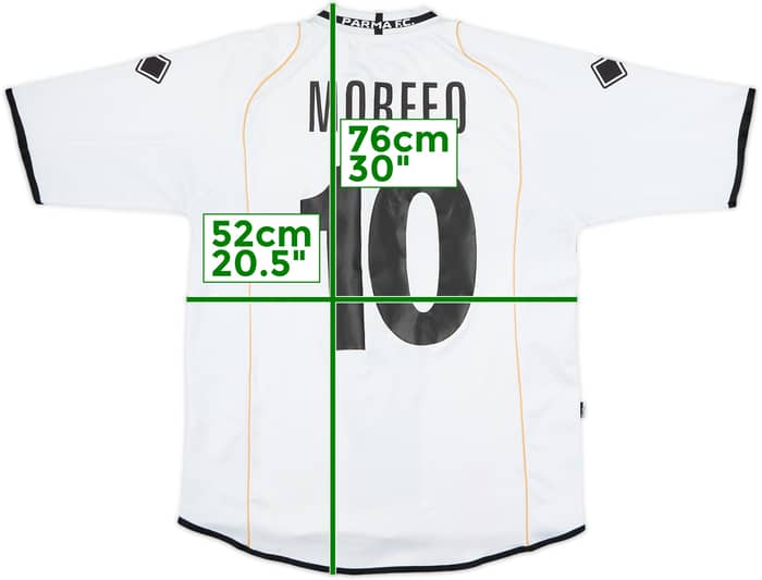 2007-08 Parma Home Shirt Morfeo #10 - 6/10 - (XL)