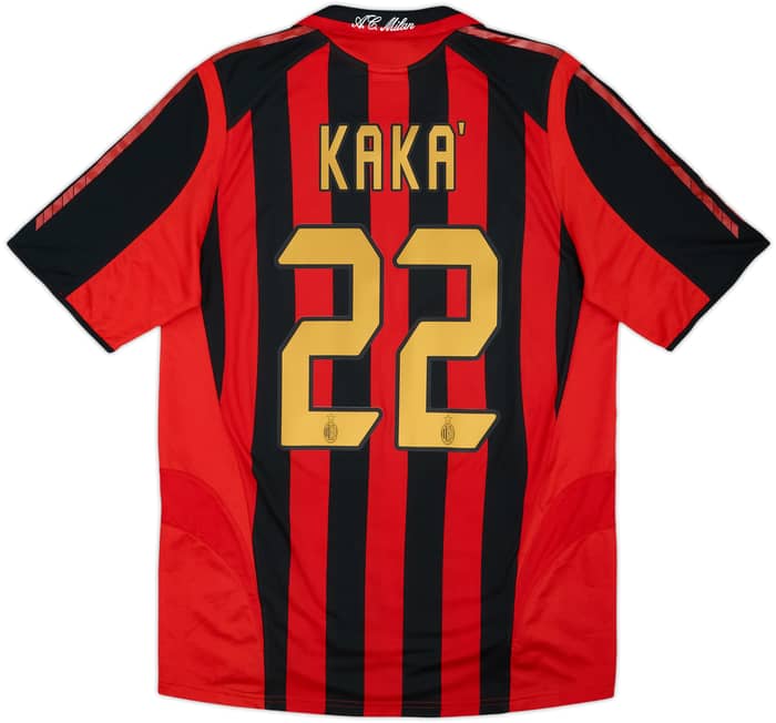 2005-06 AC Milan Home Shirt Kaka #22 - 6/10 - (M)