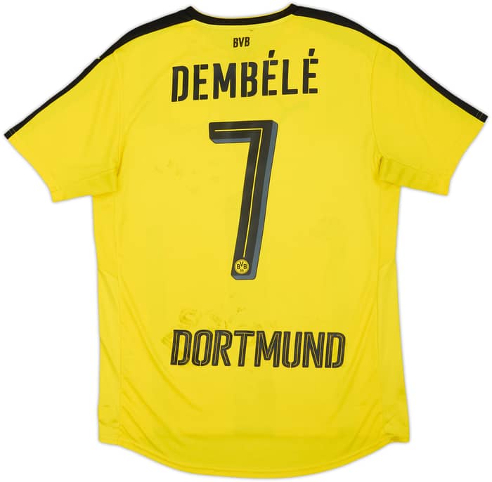 2016-17 Borussia Dortmund Home Shirt Dembele #7 - 4/10 - (M)