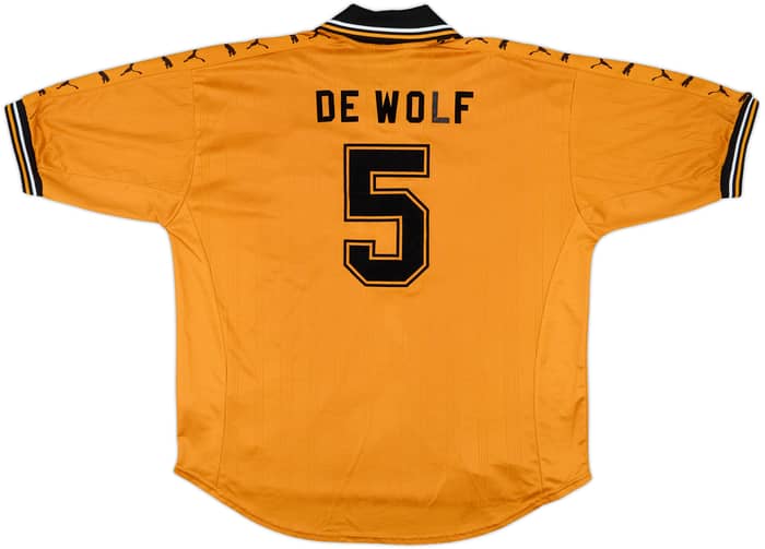 1998-00 Wolves Home Shirt De Wolf #5 - 6/10 - (XL)
