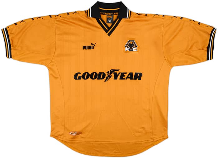 1998-00 Wolves Home Shirt De Wolf #5 - 6/10 - (XL)