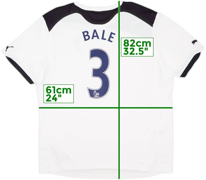 2010-11 Tottenham Home Shirt Bale #3 - 9/10 - (XL)