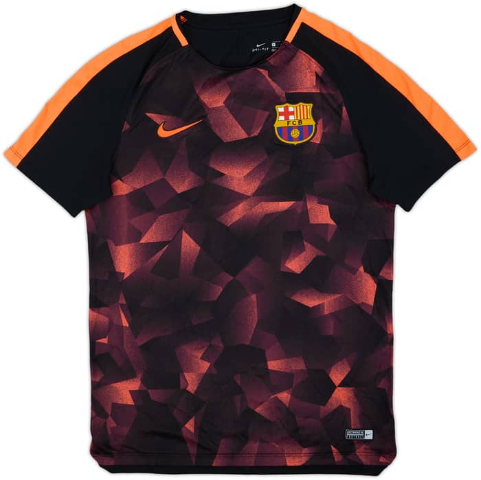 2017-18 Barcelona Nike Training Shirt - 8/10 - (M)