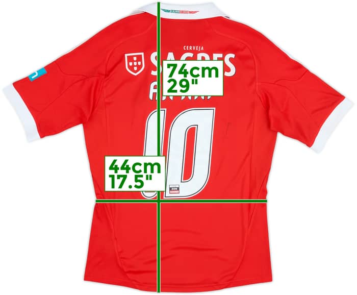 2012-13 Benfica Home Shirt Aimar #10 (S)