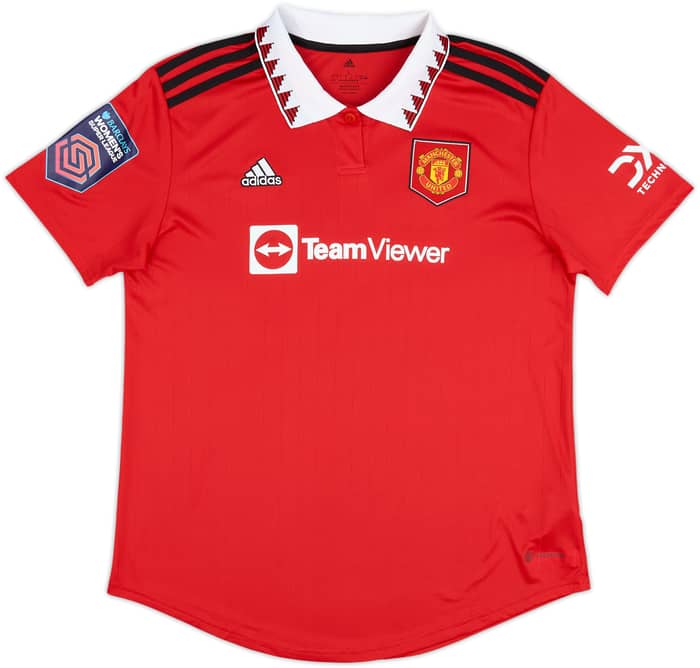 2022-23 Manchester United Home Shirt Toone #7 - 9/10 - (Women's L)