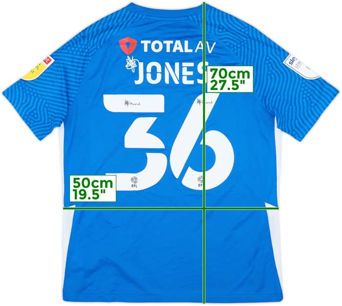 2021-22 Portsmouth Home Shirt Jones #36 - 9/10 - (L)