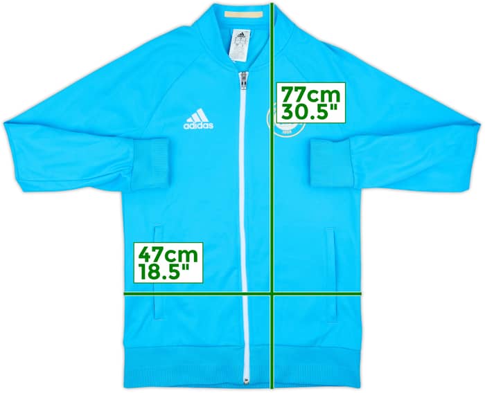 2015-16 Olympique Marseille adidas Track Jacket - 8/10 - (S)