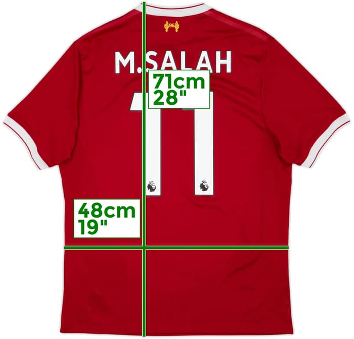 2017-18 Liverpool 125 Years Home Shirt M.Salah #11 - 5/10 - (M)