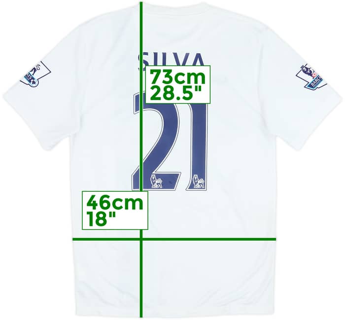2013-14 Manchester City Third Shirt Silva #21 - 8/10 - (S)