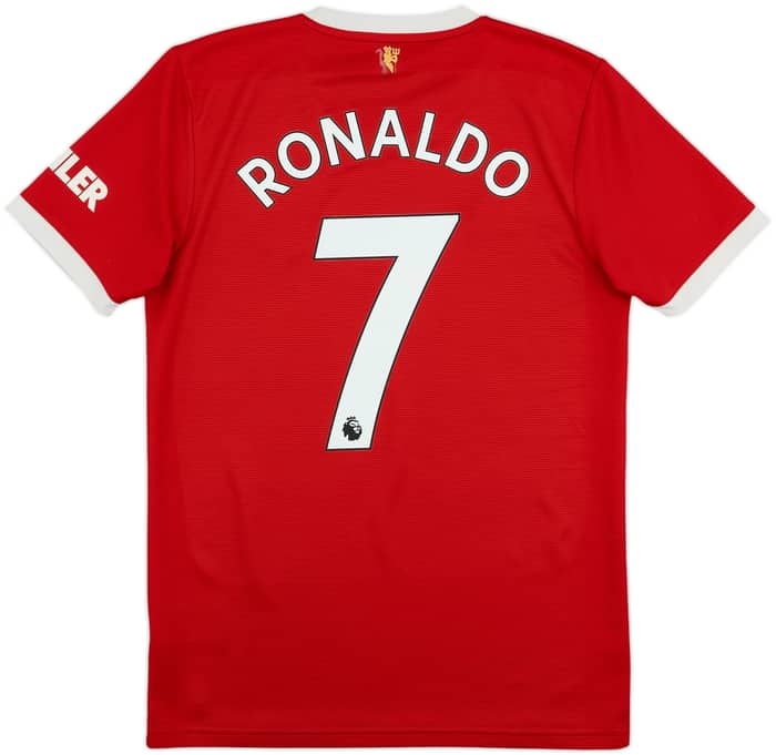 2021-22 Manchester United Home Shirt Ronaldo #7 - 7/10 - (S)