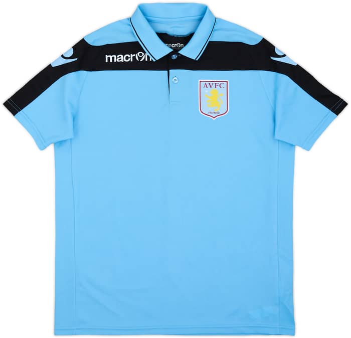 2014-15 Aston Villa Macron Polo Shirt - 9/10 - (S)