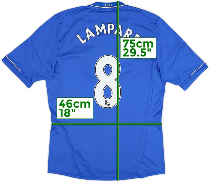 2012-13 Chelsea Home Shirt Lampard #8 - 6/10 - (M)