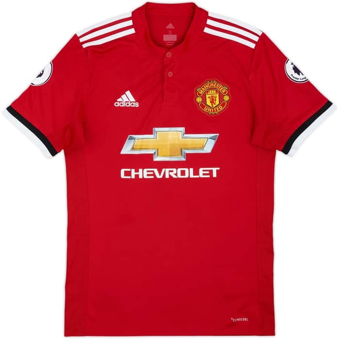 2017-18 Manchester United Home Shirt Lukaku #9 - 9/10 - (S)