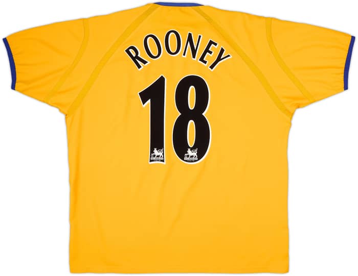 2003-04 Everton Away Shirt Rooney #18 - 7/10 - (XL)