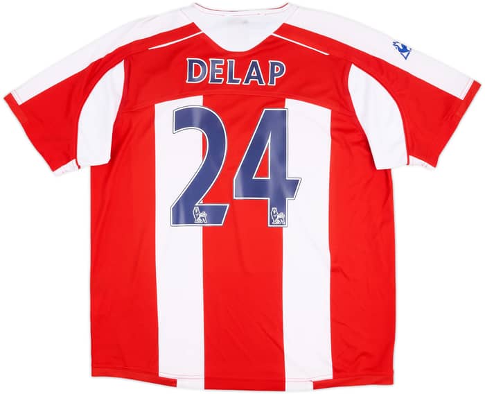 2008-09 Stoke City Home Shirt Delap #24 - 8/10 - (L)