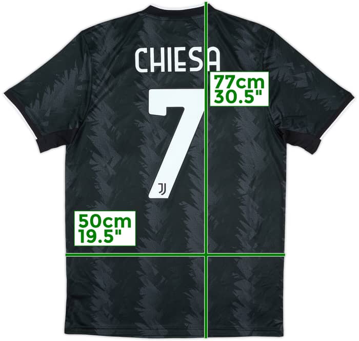 2022-23 Juventus Away Shirt Chiesa #7 (M)