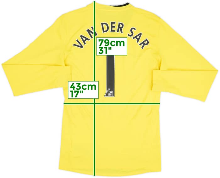 2008-09 Manchester United GK Shirt Van Der Sar #1 - 8/10 - (M)