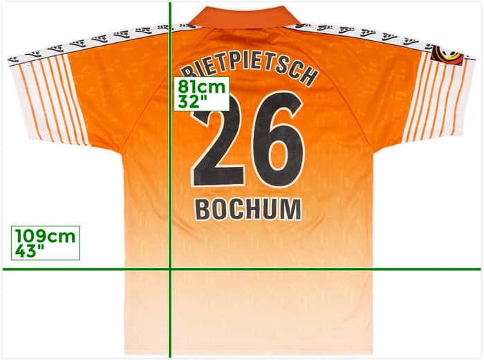 2000-01 VFL Bochum Match Issue Third Shirt Rietpietsch #26