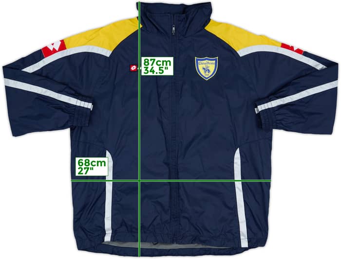2004-05 Chievo Verona Lotto Hooded Rain Jacket - 7/10 - (XL)