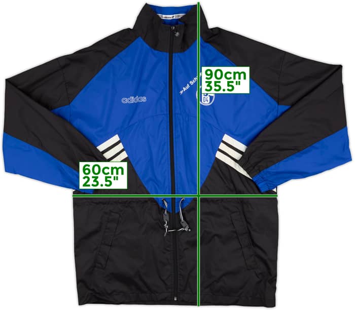 1993-94 Schalke adidas Rain Jacket - 9/10 - (XXL)
