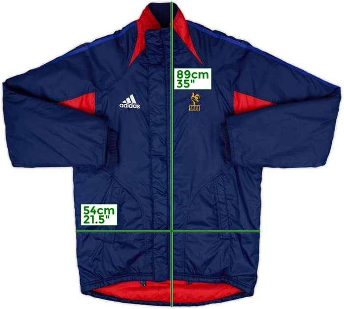2003-04 France adidas Padded Bench Coat - 8/10 - (S)