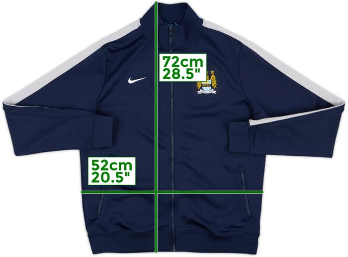 2013-14 Manchester City Nike Track Jacket - 10/10 - (L)
